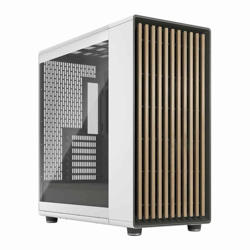 Fractal North XL Chalk White Clear Tint Tempered Glass Mid Tower Case